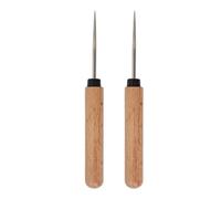 Alène pour Coudre | Instrument à Manche en Bois - Poinçon pour le Travail du Cuir - Accessoire Pour Débutants Professionnels Amateurs Adultes À La Maison En Atelier En