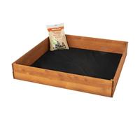 ALÉO BY TRIGANO-Bac à sable Loeva en bois 120x120x20 cm