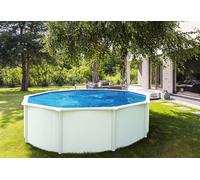 Aléo by Trigano Piscine en Métal Hors-Sol Ronde Saphir Ø495cm + Accessoires - J-PI8710-1
