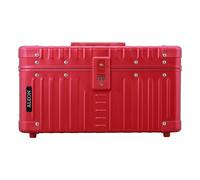 Aleon Trousse de beauté classique en Aluminium, 39 cm rouge