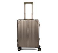 Aleon Valise cabine Traveler International à 4 roues en Aluminium, 55 cm brun