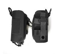 Alephnull Étui à lunettes tactique unisexe Molle - Étui à lunettes de soleil rigide pour l'extérieur, la randonnée, le trekking, le cyclisme, les voyages, Noir , taille unique