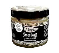 Alepia Savon Noir Premium à l'Eucalyptus Bio, 200ml
