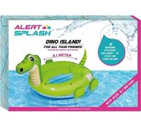 Alert Splash Île Dino gonflable avec 5 autocollants 310X270X175 Cm