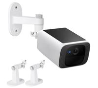 ALERTCAM Lot de 2 supports muraux compatibles avec EufyCam 2C/2C Pro, 2/2 Pro, 3C/S300, 3/S330, également pour SoloCam S220/C210, supports de montage réglables pour caméra Eufy intérieur/extérieur