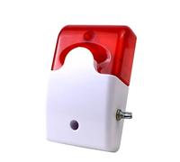 Alerte d'alarme de sécurité à volumes réglables avec alerte sonore de 110 dB et lumière LED pour la maison et le bureau