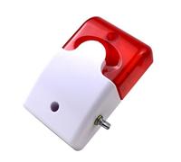 Alerte d'alarme de sécurité à volumes réglables avec alerte sonore de 110 dB et lumière LED pour la maison et le bureau