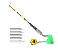 Alerte de touche électronique pour pêche | Voyant lumineux indicateur électronique - Alarme pour canne à pêche | Pour bateau, étang, ruisseau, kayak, ponton, poisson-chat, carpe, eau salée, eau douce