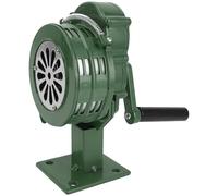 Alerte manuelle 110 dB - Longue portée - Alarme portable pour situations de crise, évacuations, klaxon à manivelle
