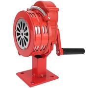 Alerte manuelle 110 dB - Longue portée - Alarme portable pour situations de crise, évacuations, klaxon à manivelle