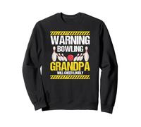Alerte Papy Bowling Crie Fort À Chaque Lancer Sweatshirt