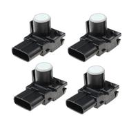 Alerte Sonore Capteur De Stationnement PDC pour Toyota pour Camry pour Corolla 89341 - 33180 8934133180, Radar Recul 4 Pièces Capteur(Blanc)