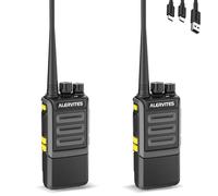 ALERVITES 1901 Talkie walkie Portable, Longue portée, Son Clair, Professionnel, 2 200 mAh, VOX, pour l'extérieur, Le Camping et la randonnée