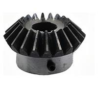 Alésage des engrenages de transmission mécanique, Engrenage conique à 20 dents, 1 pièce, 3 modules, 15mm 16mm 17mm 18mm 19mm 20mm 25mm 28mm, trou intérieur 20 T, engrenage M5, vis à onglet(17mm bore)