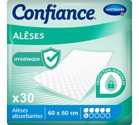 Alèse-Alèses Pour La Protection De La Literie Ou Du Fauteuil-Niveau D'absorption = 6 Gouttes-Dimensions = 60 X 60 Cm-30 Unités.[W324]