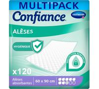 Alèse-Alèses Pour La Protection De La Literie Ou Du Fauteuil-Niveau D'absorption = 8 Gouttes-Dimensions = 60 X 90 Cm-4x30 Unités.[W323]