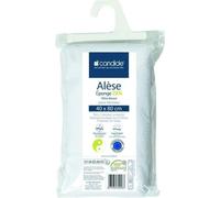 Alese Bébé Berceau Zen - Viscose Bamboo - Silencieux - Imperméable - Absorbant - oeko Tex - 40x80cm Blanc