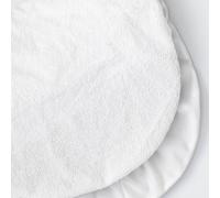 Alèse Bébé Imperméable Bouclette Coton Bio Blanc 60X120