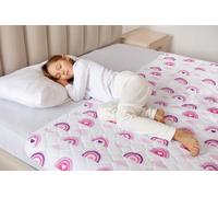 Alèse de lit d'apprentissage de la propreté, protège-Matelas imperméable pour Une Protection à 100% la Nuit, Arc-en-Ciel, Sauvetage pour Matelas Pendant l'apprentissage de la propreté la Nuit, Facile