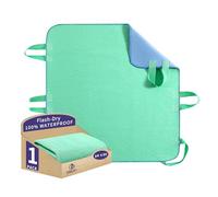 Alèse de positionnement avec poignées - Séchage rapide, alèses d'incontinence à 6 poignées - Lavable, imperméable, réutilisable pour personnes âgées, alités, transferts et protection du matelas