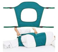 Alèse de Positionnement pour Patient Alité Dispositif de Retournement et de Levage Ergonomique en T Aide au Transfert avec Sangle de Fixation Anti-Escarres