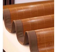 Alèse en bambou de qualité supérieure pour l'été - Tapis de lit en rotin respirant rafraîchissant pour temps chaud (130 x 190 cm) - Rafraîchissant et soutien