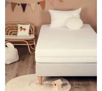 Kadolis - Alèse Enfant Imperméable Bouclette Coton Bio - Protège Matelas pour lit 90x140 cm - Absorbante et Respirante - Etanche sans PVC - Certifié OEKOTEX