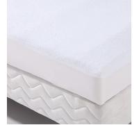 Alèse forme housse imperméable Transalese éponge 100% coton - 90 x 200 cm - Blanc