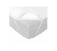 Douceur d'Intérieur Alèse imperméable Shelly éponge TPU anti-acariens avec élastiques 180x200 Blanc