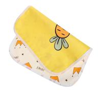 Alèse Imperméable Lavable 44x34cm en Coton Bio Jaune | Protection Contre les Fuites, Usage Mobile, Format Pliable, pour Adultes, Garçons et Filles