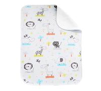 Alèse imperméable pour Lit de Bebe Protège Matelas 50 * 70 cm Absorbant Pad Imperméable Alese Lavable Tapis de Lit pour Liquide Sueur - Cotonneux Suface et Etanche Revement (50 * 70)