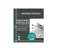 Alèse plastifiée pour lit une place dessus éponge 90 x 190 cm