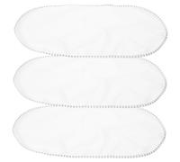Alèse pour Bébé Lavable Réutilisable en Coton Blanc, Lot de 3 | Format Portable, Entretien Facile, Propreté au Change, Usage Quotidien
