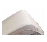 Alèse protège matelas coton flanelle molleton SERENITE Blanc 70x190