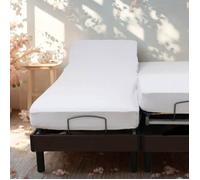 Alèse protège matelas imperméable enduction respirante lit électrique SILENCE Blanc 140x190