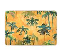 Alèses de lit d'été oranges tropicales douces et absorbantes pour apprendre à la propreté - Matelas de voyage antidérapant pour enfants et adultes - 132,1 x 86,4 cm (L x l) - Manta imperméable pour