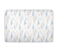 Alèses de lit réutilisables extra larges bleu clair et roses - Résistant à l'eau - Étanche - Séchage rapide - Pour incontinence - Pour nourrisson et tout-petit - 132,1 x 86,4 cm (L x l)