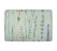 Alèses de lit rustiques réutilisables très absorbantes et respirantes pour bébé et tout-petit, 132,1 x 86,4 cm (L x l) - Vert lavande