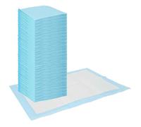 Alèses pour animaux - vidaXL - 200 pièces - Bleu et Blanc - 45x33 cm - Absorption efficace - Protection multicouche