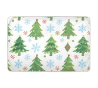 Alèses réutilisables pour tout-petits, doux et absorbants, doux pour la peau, motif sapin de Noël joyeux Noël, 132,1 x 86,4 cm (l x L), vert joyeux Noël