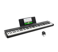 Alesis Clavier Piano 88 Touches avec 480 Sons, Haut-parleurs, MIDI USB, Pupitre, Adaptateur secteur et Leçons pour débutants