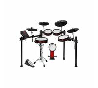 Alesis Crimson II SE - Batterie electronique entrée/sortie MIDI, pads maillés 2 zones, ride 3 zones, cymbales à étouffement, compatible double pédale