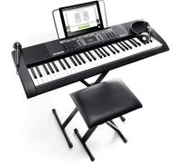 Alesis Melody 61 MKII - Piano Numérique Portable 61 Touches avec des Enceintes Intégrées, Casque, Micro, Stand de Piano, [2]