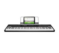 Alesis Recital Piano Numérique 88 Touches Semi-Lestées avec Enceintes Intégrées et Cours Gratuits