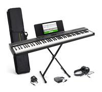 Alesis Recital Play Clavier Piano 88 Touches avec Accessoires | Portable, 480 Sons, Modes Split/Layer, Inclus Cours, Stand, Pédale de Sustain, Casque, Housse de Transport
