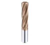 Alésoir à rainure hélicoïdale revêtu de carbure, alésoir à cannelure droite, tolérance H7, outil CNC(Brown,8.8mm)