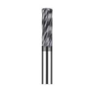 Alésoir à spirale en carbure monobloc D3.175-12.7 mm, 1 pièce, for métal, acier inoxydable, aluminium, 1/8, 3/16, 1/14, 5/16, 3/8, 1/2(11.509X40X80X6F,For Aluminum)