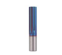 Alésoir CNC, outil d'ébavurage de trous, revêtement bleu HRC65, perceuse coupe latte, acier inoxydable 4mm 6mm 8mm 1 pièce(16mm)