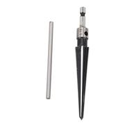 Alésoir conique à 6 cannelures, extrémité conique, tige hexagonale, outil d'alésage pour le travail du bois, poignée en T, outil de précision en acier 45 de qualité