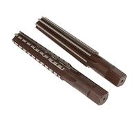 Alésoir conique à bords rugueux en acier, Alésoirs coniques Morse en acier rapide, 2 pièces, MT0-MT6 H7, bord fin et rugueux(MT0)